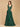 Formal Dresses A Line Long Formal Beaded Evening Dress Dark Green