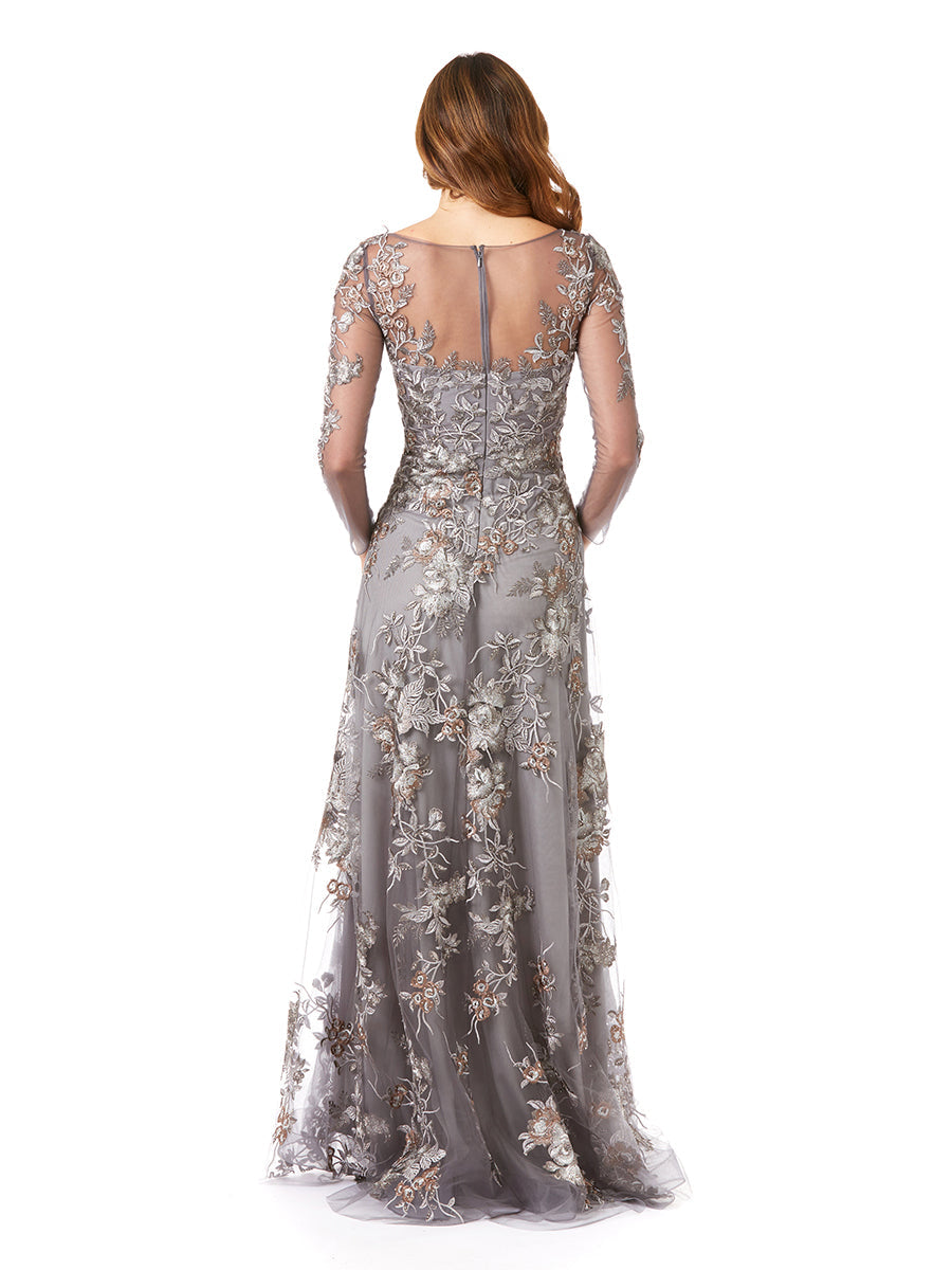 Lara Dresses 29327 Long Ball Gown Pattern Lace Evening Dress