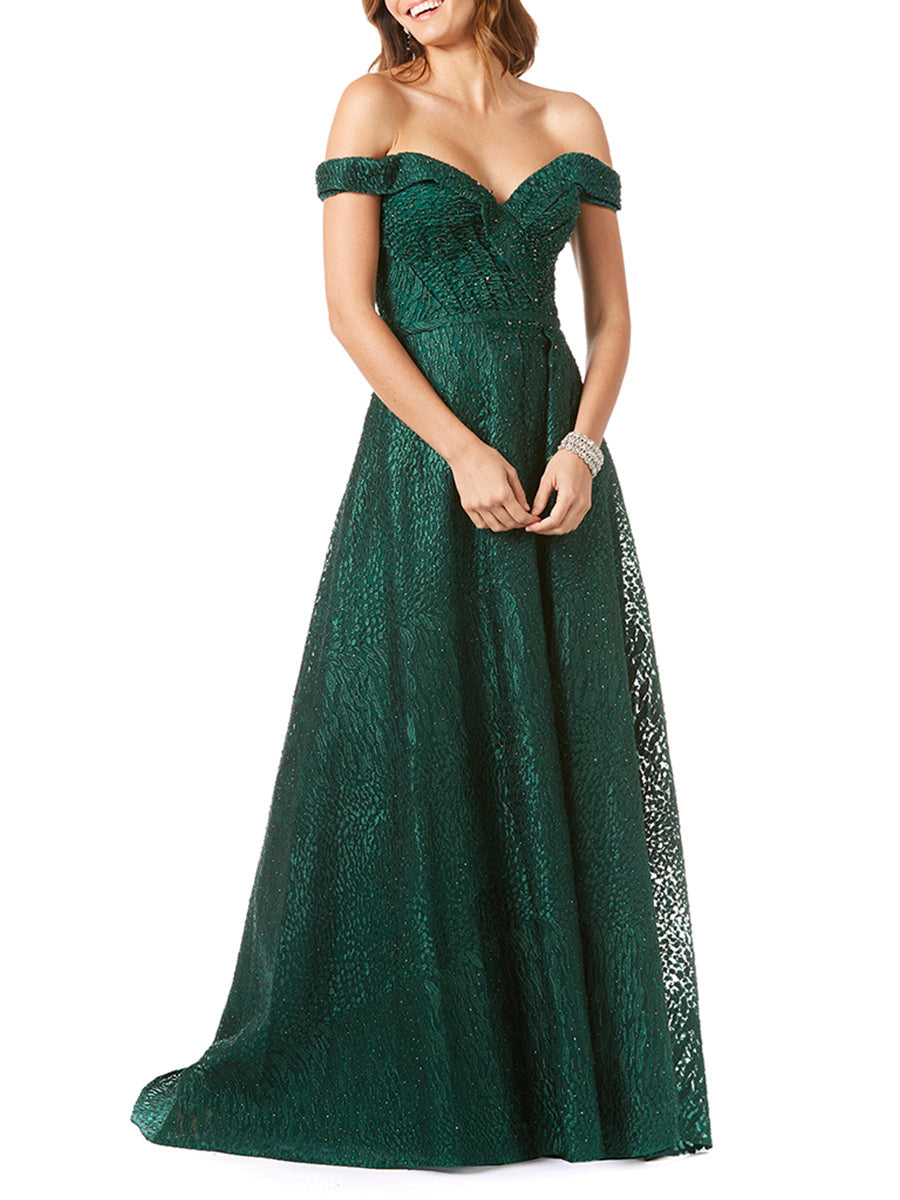 Lara Dresses 29349 Formal Long Prom Lace A Line Dress
