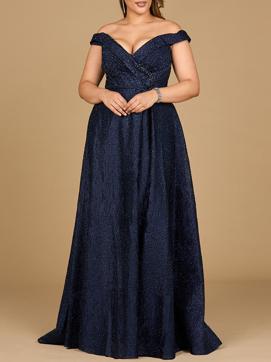 Lara Dresses 29349 Formal Long Prom Lace A Line Dress