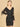 Cocktail Dresses Long Sleeve Beaded Fringe Short Cocktail Dress Black
