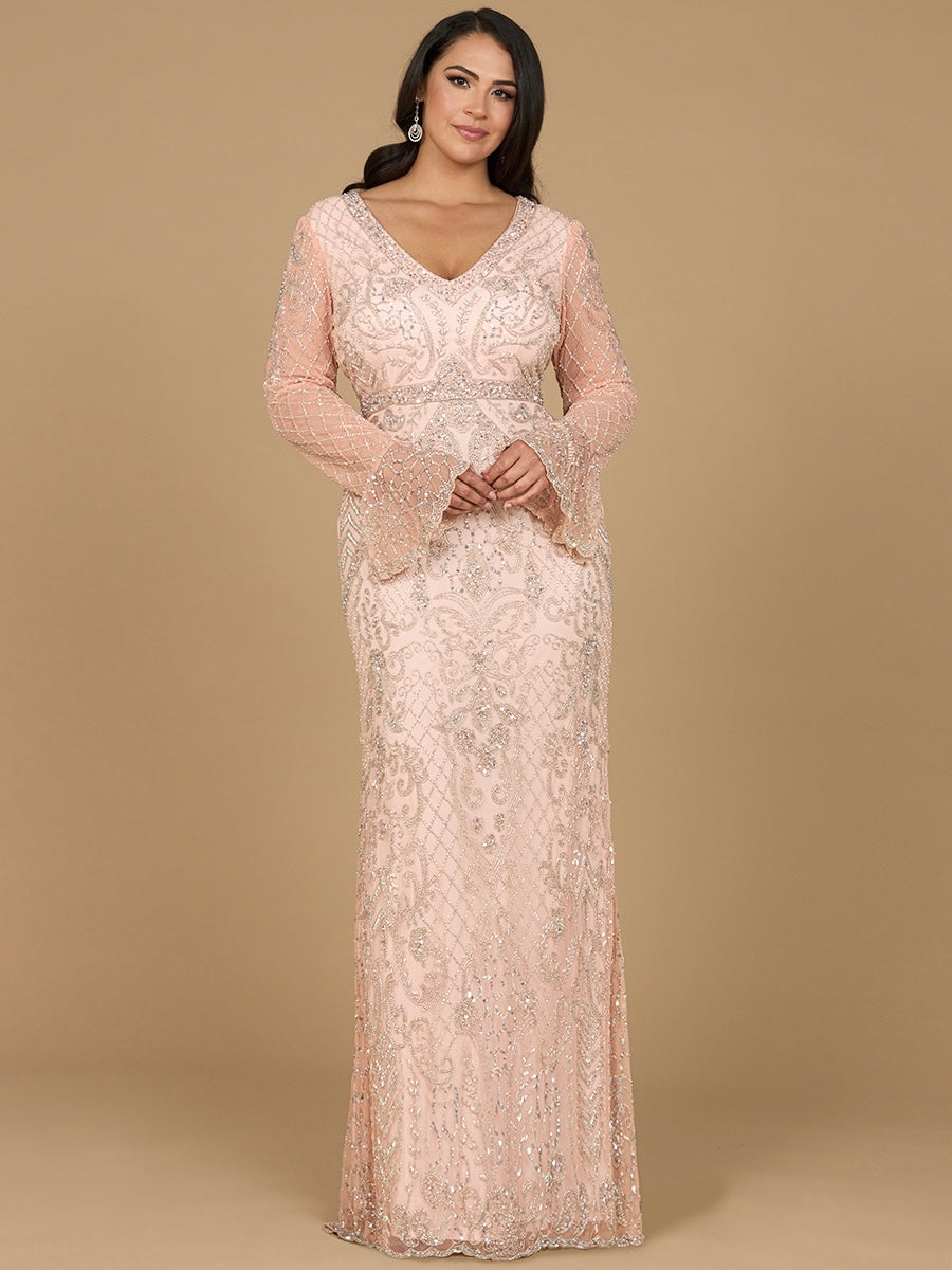 Lara Dresses 29358 Long Mother of the Bride Beaded Formal Pattern Dress