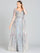 Formal Dresses Long Overskirt Formal Lace Evening Dress Multi