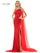 Prom Dresses Prom Fitted Long Formal Evening Slit Prom Gown Red