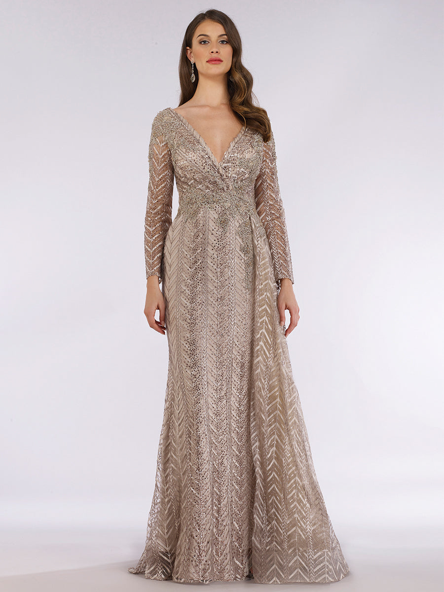 lara lace dress Lara Dresses 28965 - Long Lace A-line Dress