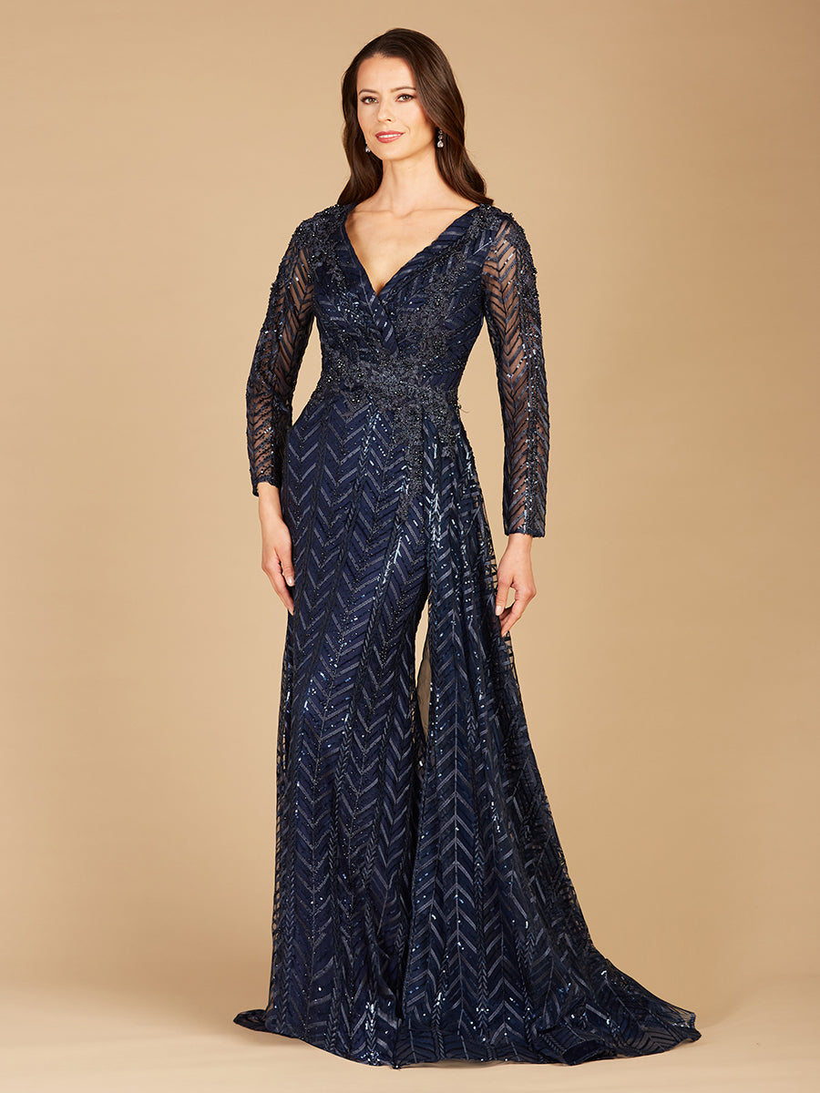 Lara Dresses 29620 Long Formal Mother of the Bride Lace Dress