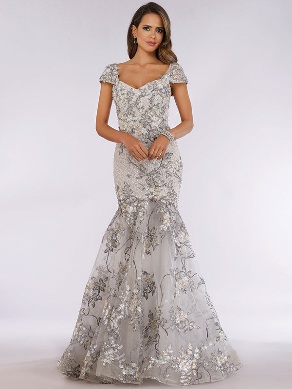 Lara Dresses 29642 Fitted Formal Long Mermaid Evening Dress
