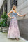 Formal Dresses Long Lace Applique Evening Formal Dress Multi