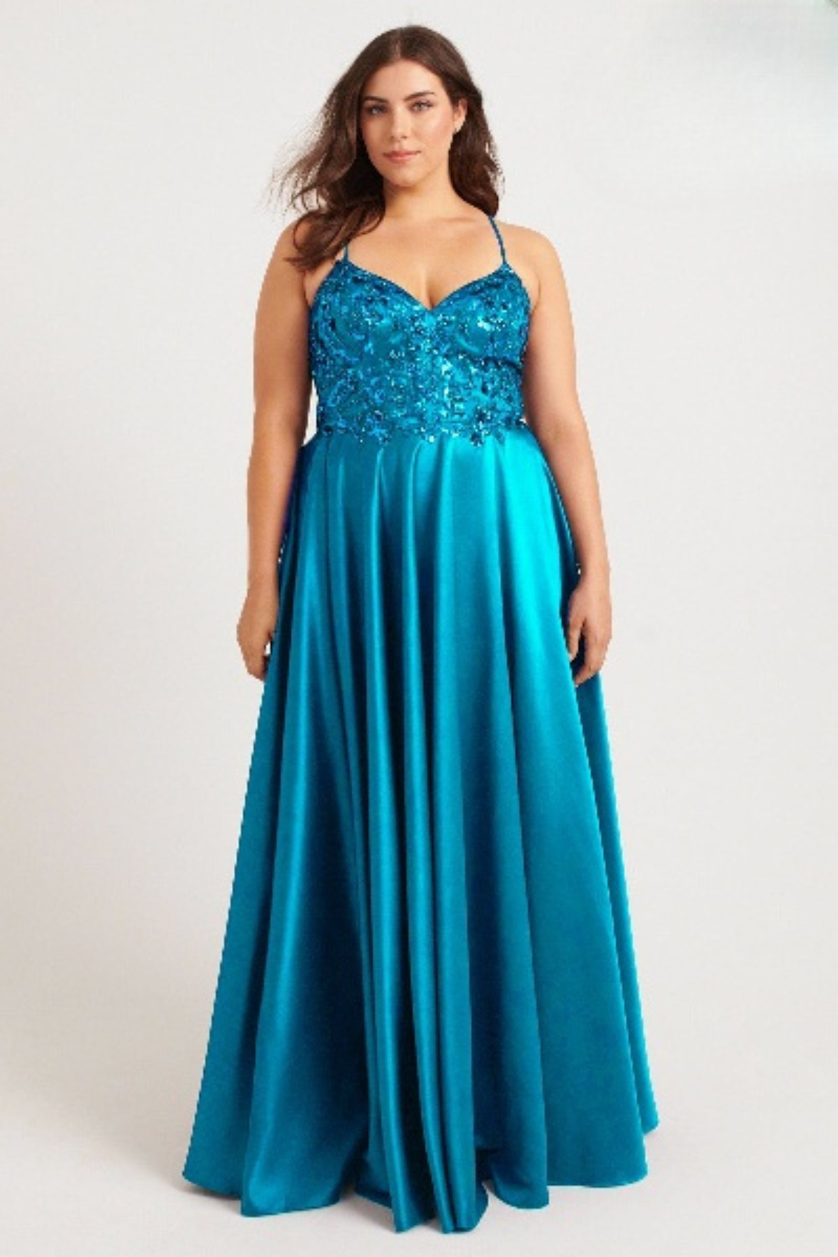 Prom Dress Long Prom Aqua