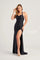 Prom Dresses Fitted Prom Long Halter Formal Dress Black