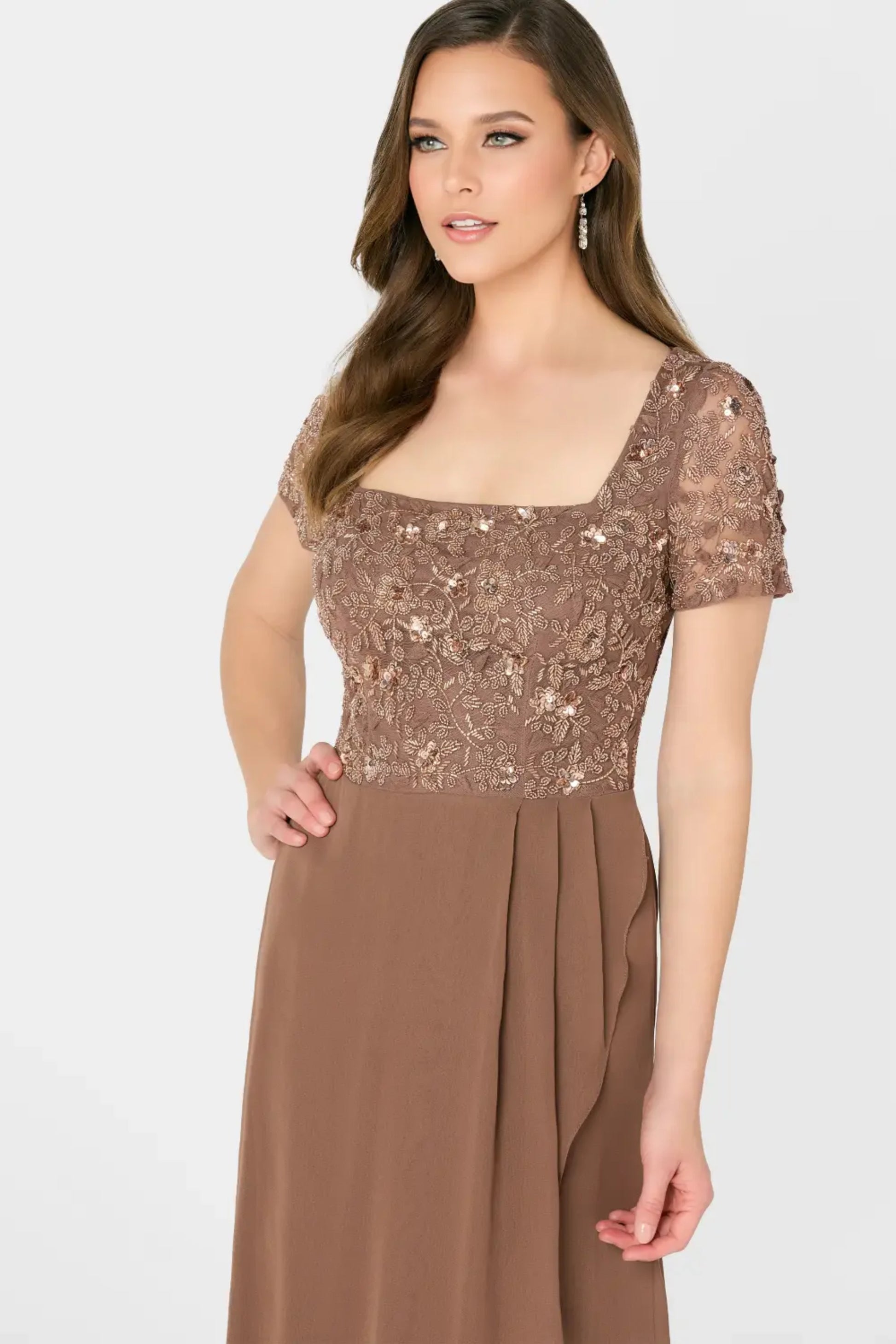 Cameron Blake CB794 Long A Line Mother of the Bride Dress