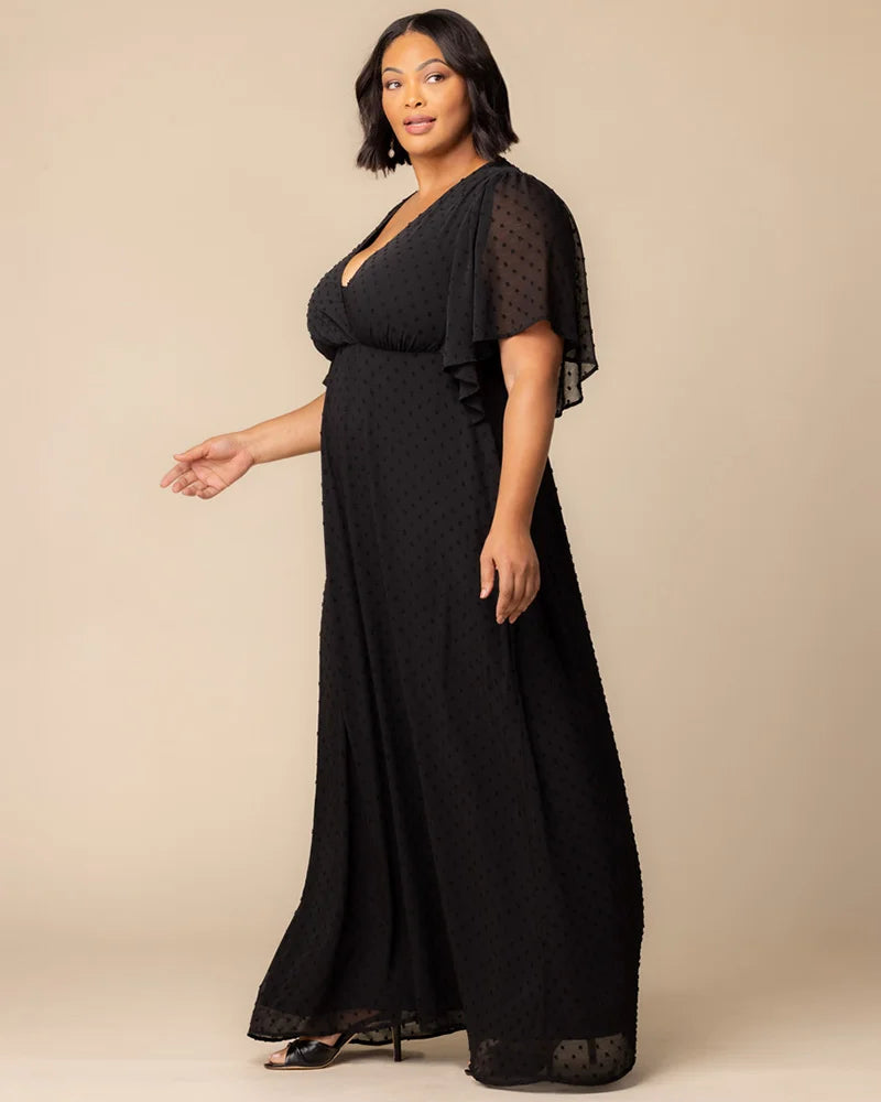 Plus Size Dresses Long Formal Mother of the Bride Plus Size Dress Kiyonna 13212904 Onyx