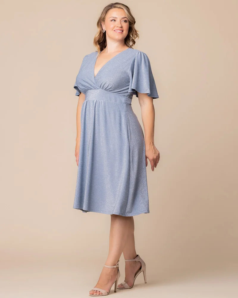 Plus Size Dresses Short Midi Cocktail Plus Size Dress Celestial Sparkle