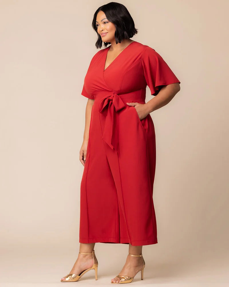 Jumpsuit Short Cocktail Midi Jumpsuit Paprika