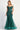 Prom Dresses Long Beaded Lace Formal Corset Prom Dress Emerald