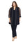 Plus Size Dresses Long Formal Plus Size Pant Suit Navy