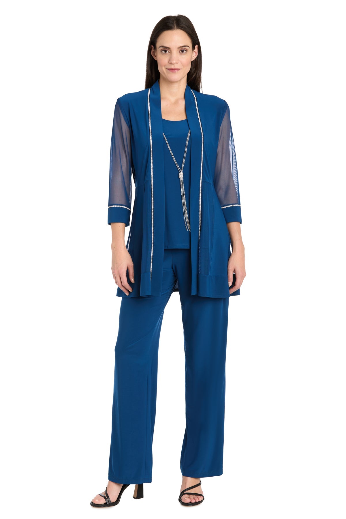 R&M Richards 3024 Long Mother of the Bride Formal Pant Suit