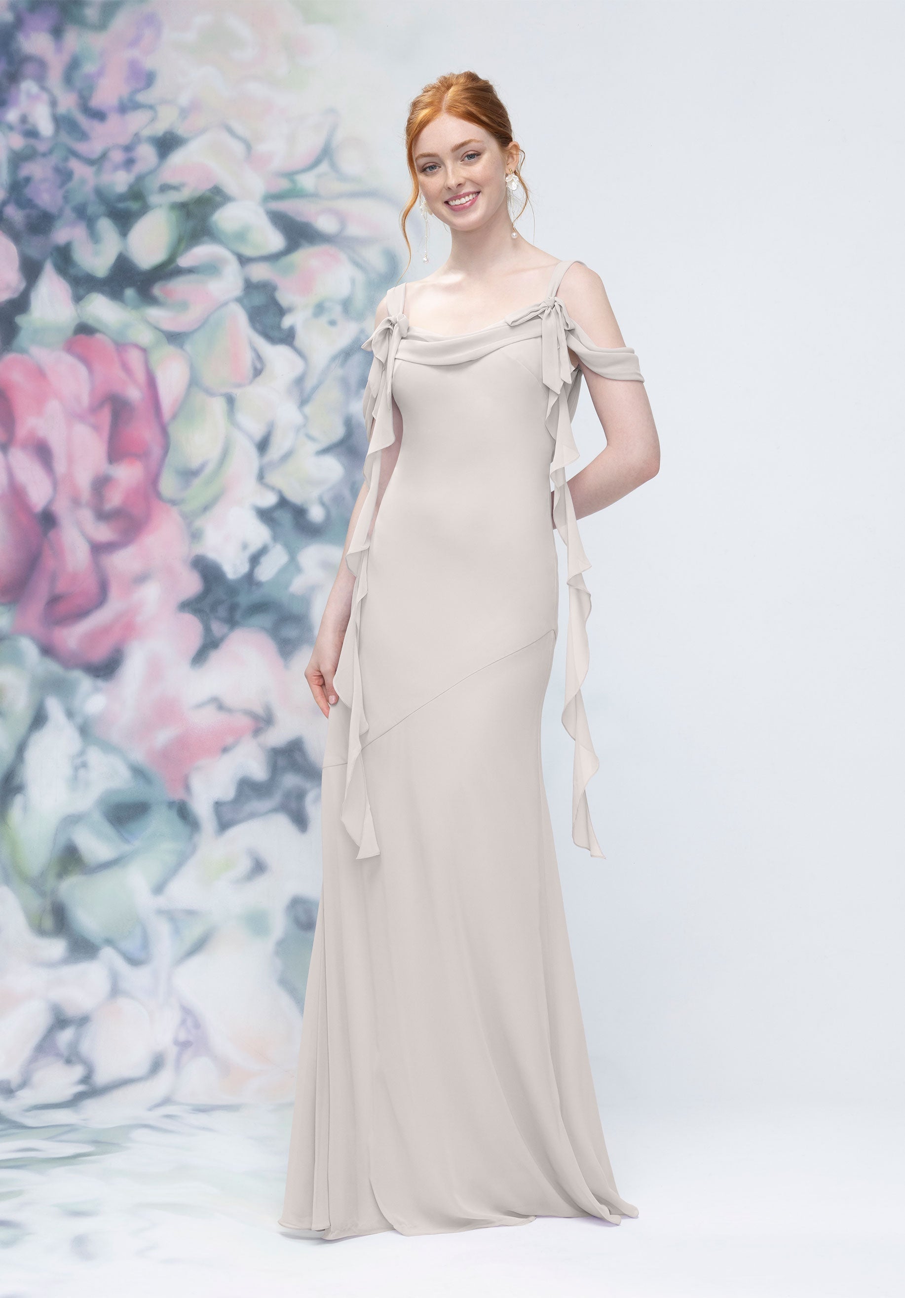 Formal Dresses Formal Long Evening Dress MGNY Madeline Gardner New York 3030001 Silver