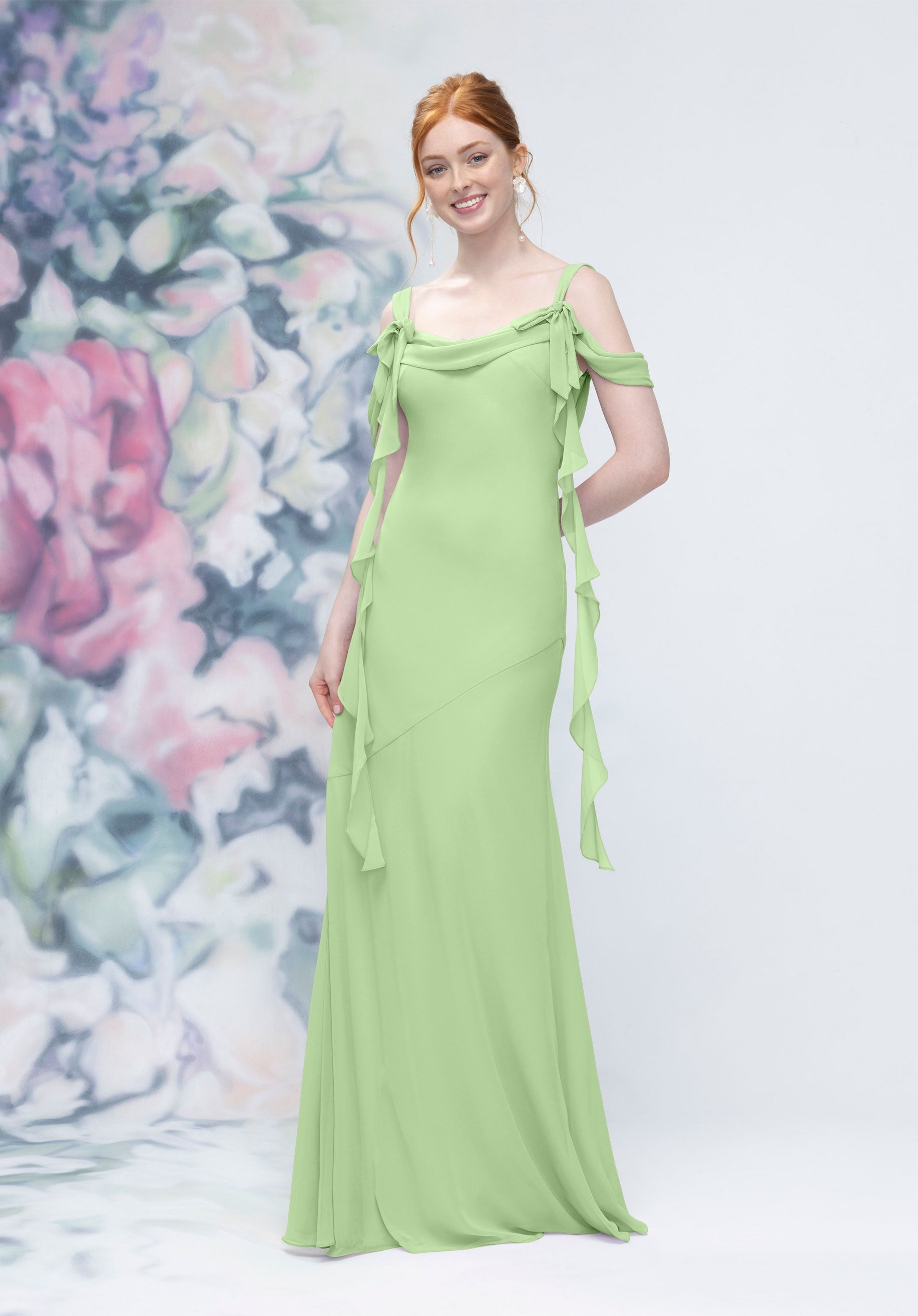 Formal Dresses Formal Long Evening Dress MGNY Madeline Gardner New York 3030001 Sage