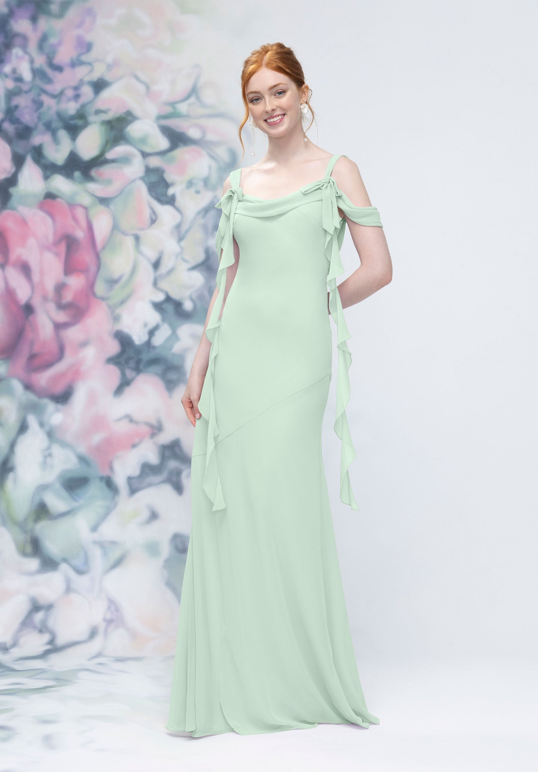 Formal Dresses Formal Long Evening Dress MGNY Madeline Gardner New York 3030001 Sea Glass
