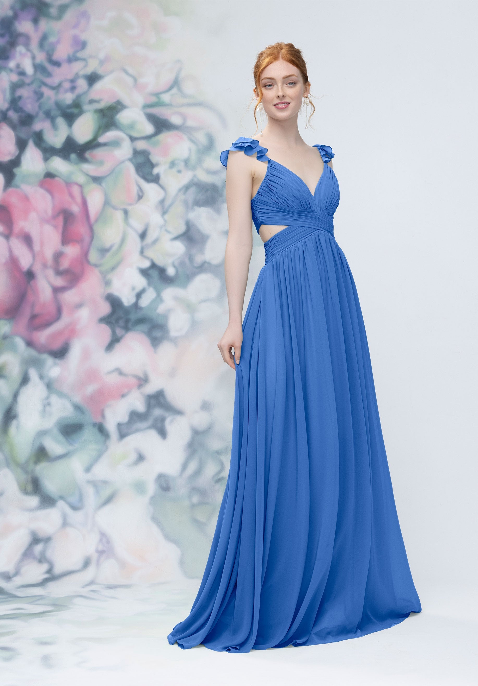 Formal Dresses Long Pleated Evening Formal Dress MGNY Madeline Gardner New York 3030004 Amalfi
