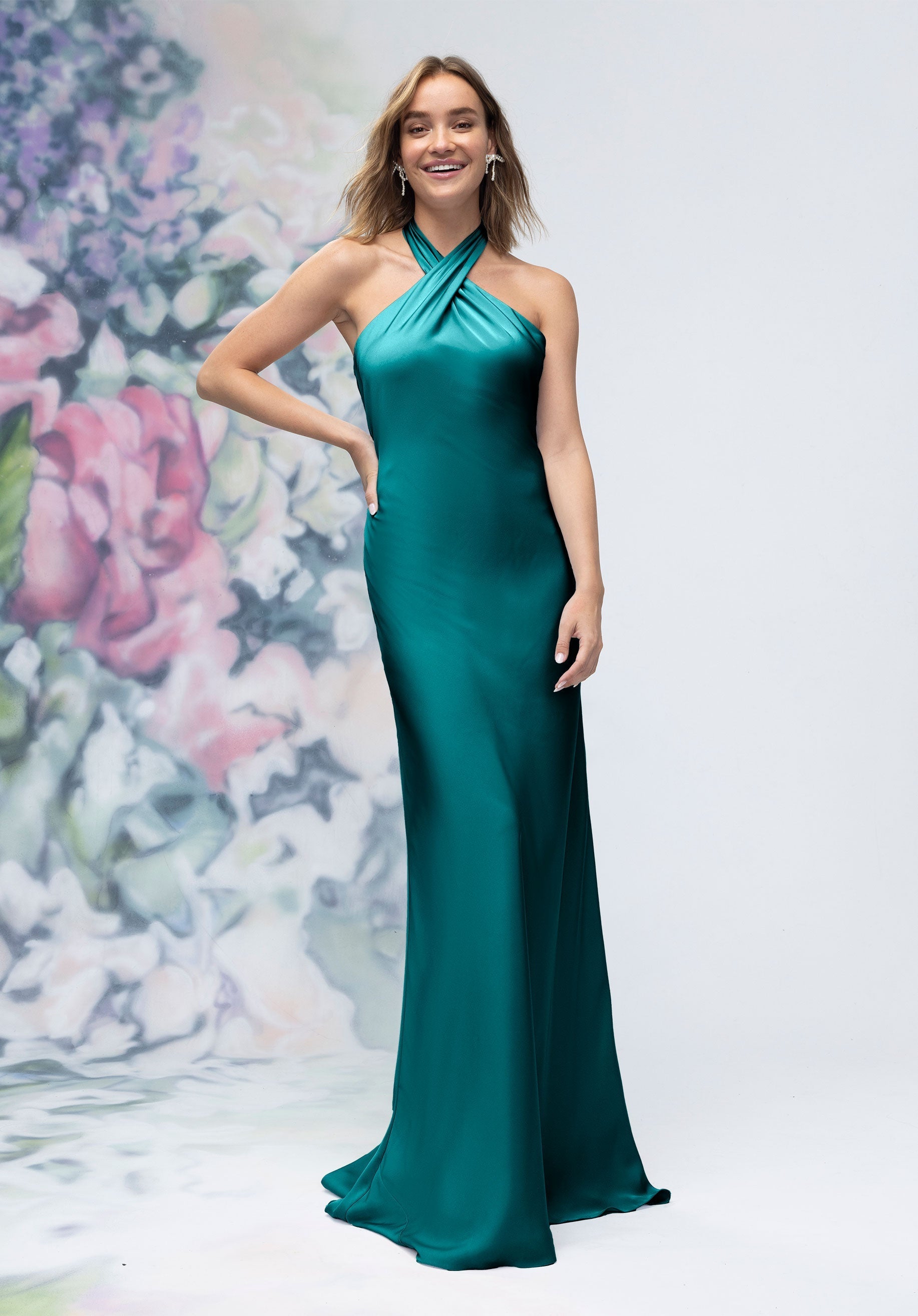 Formal Dresses Long Fitted Evening Formal Dress MGNY Madeline Gardner New York 3030005 Teal