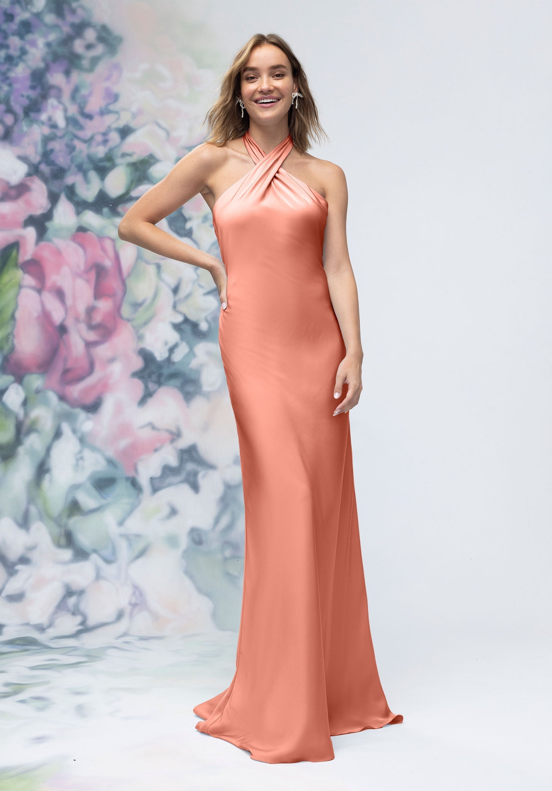 Formal Dresses Long Fitted Evening Formal Dress MGNY Madeline Gardner New York 3030005 Spice