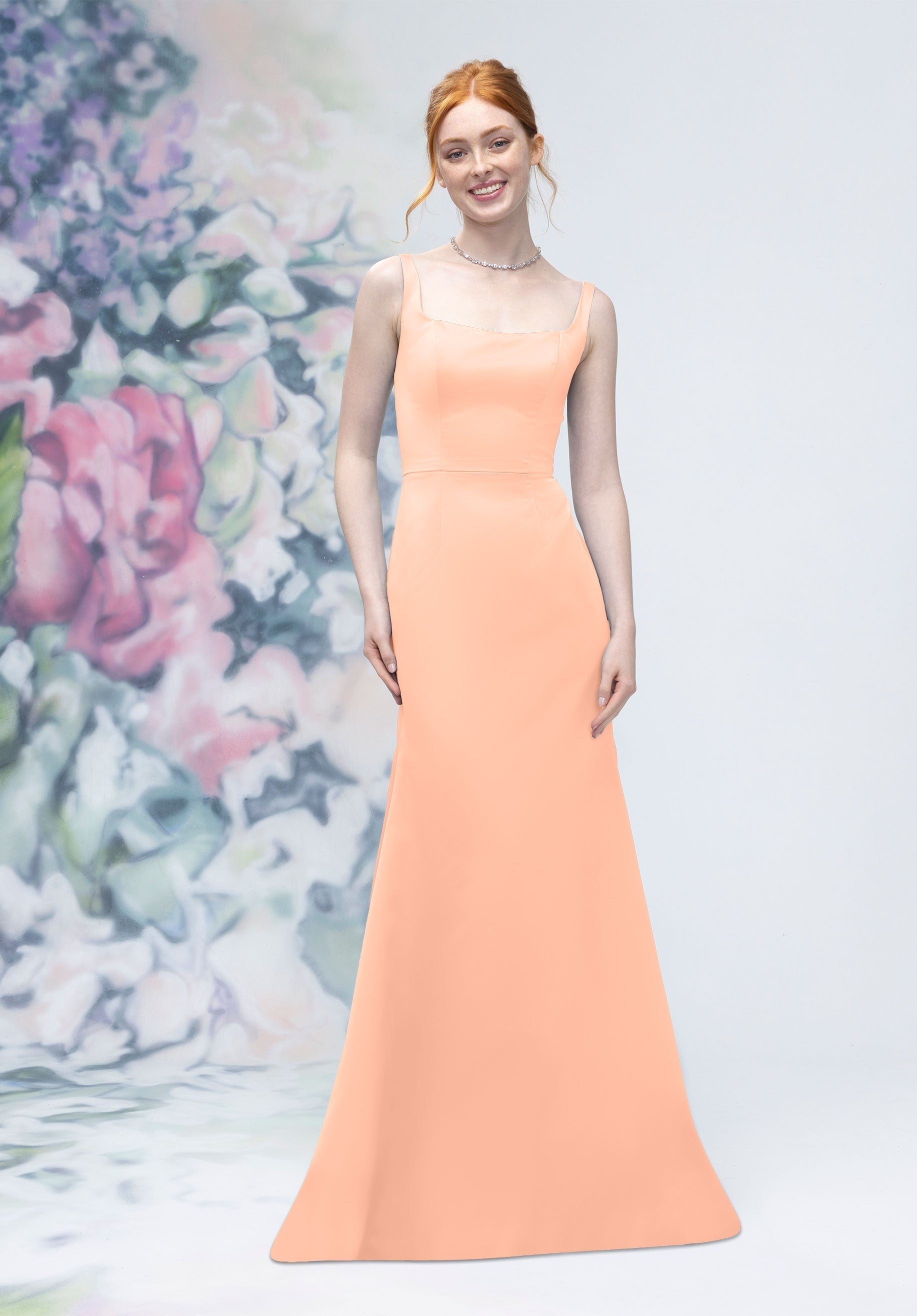 Formal Dresses Long A line Formal Dress MGNY Madeline Gardner New York 3030006 Blush