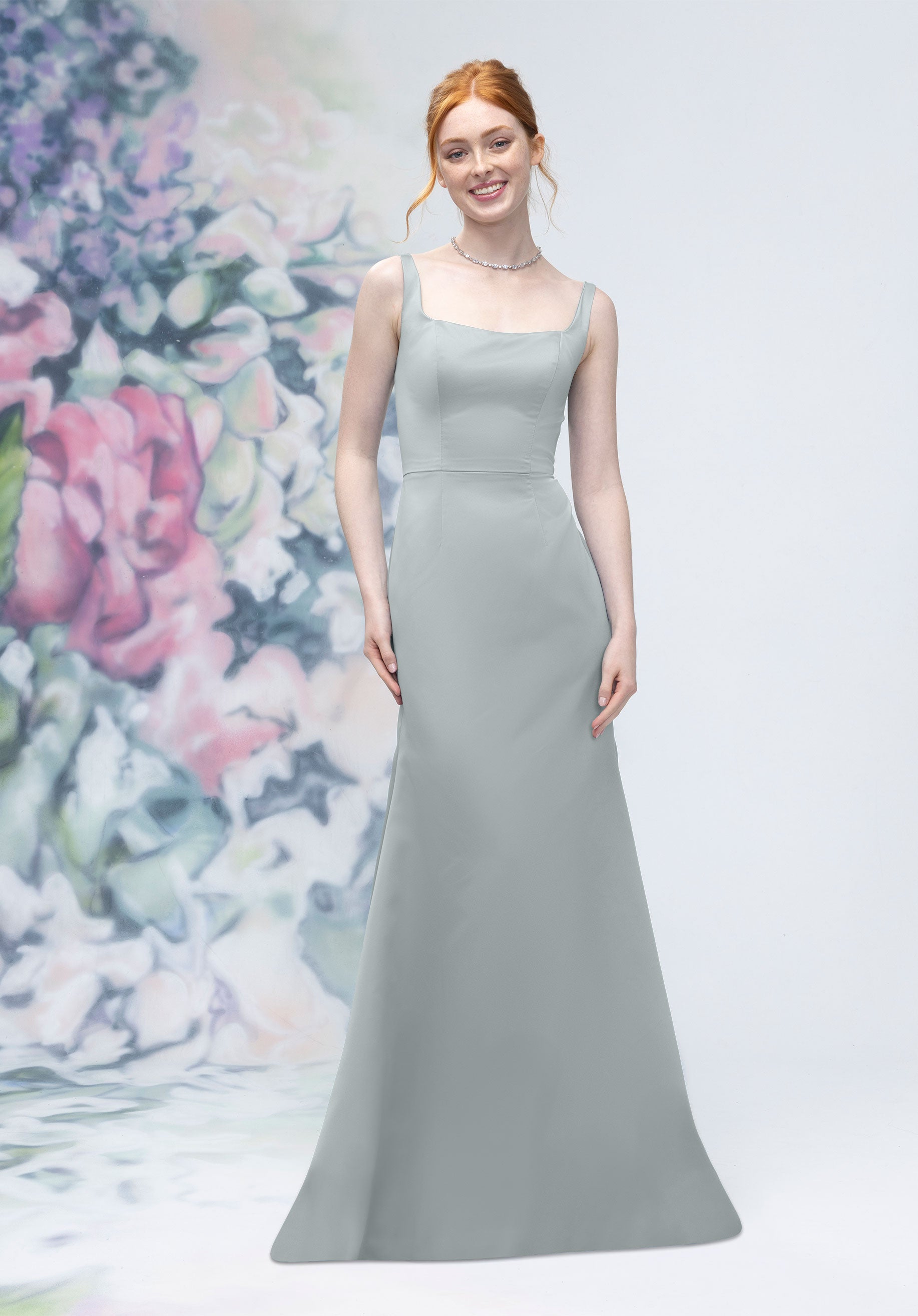 Formal Dresses A line Long Formal Dress MGNY Madeline Gardner New York 3030006 Dove