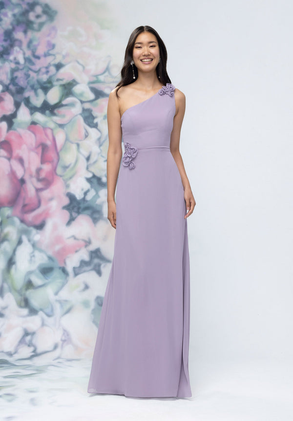 MGNY Madeline Gardner New York 3030012 Long 3D Floral Formal Dress