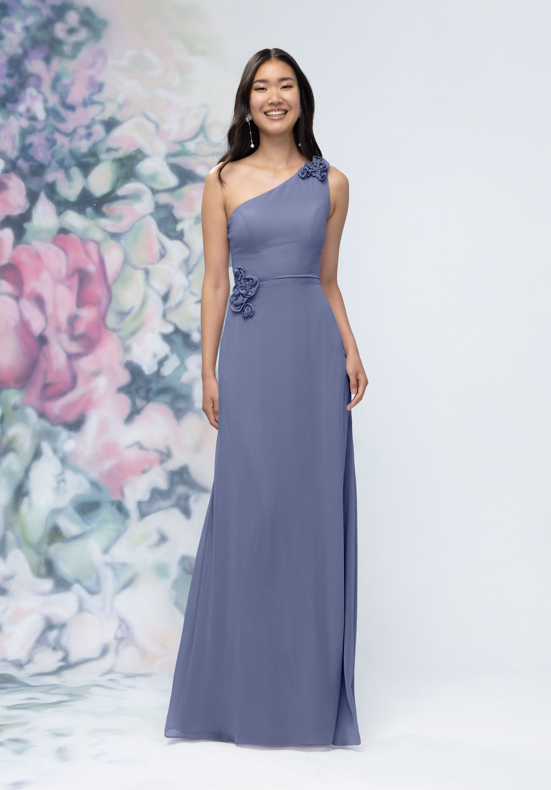 Formal Dresses Long Formal 3D Floral Evening Dress Dusk