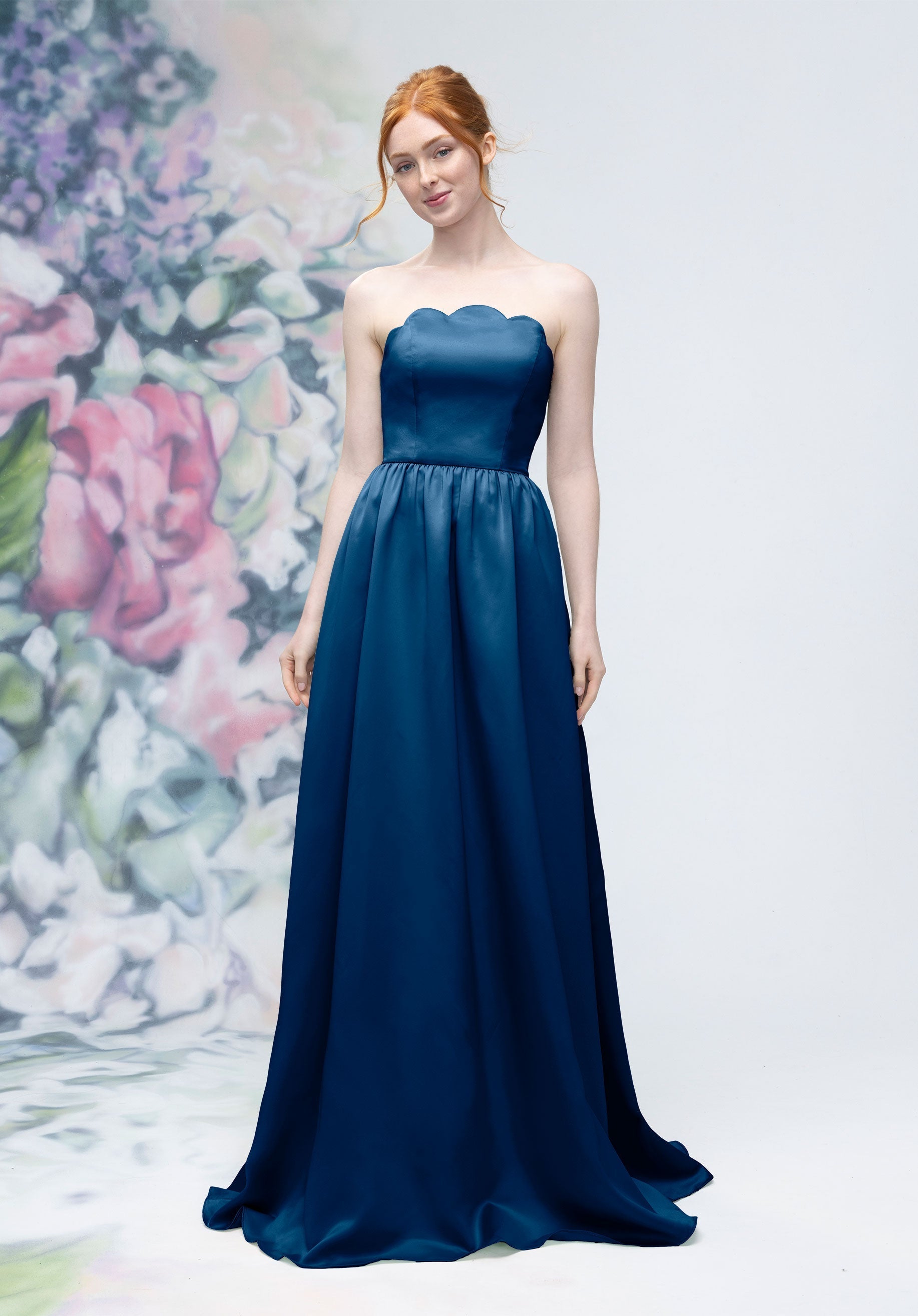 Prom Dresses Long Formal Corset A Line Prom Dress Sapphire