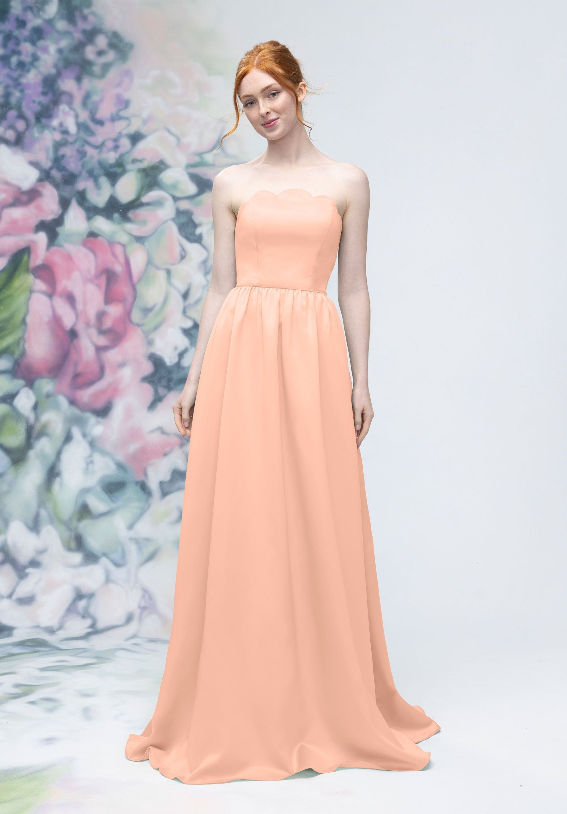 Prom Dresses A Line Prom Long Formal Dress Blush