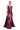 Formal Dresses Long Floral Print Formal Overskirt Evening Dress Wine/Fuchsia Multi