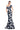 Formal Dresses Long Mermaid Formal Printed Dress Navy/Silver