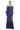 Formal Dress A Line Floral Print Long Evening Slit Dress Hydrangea Bouquet
