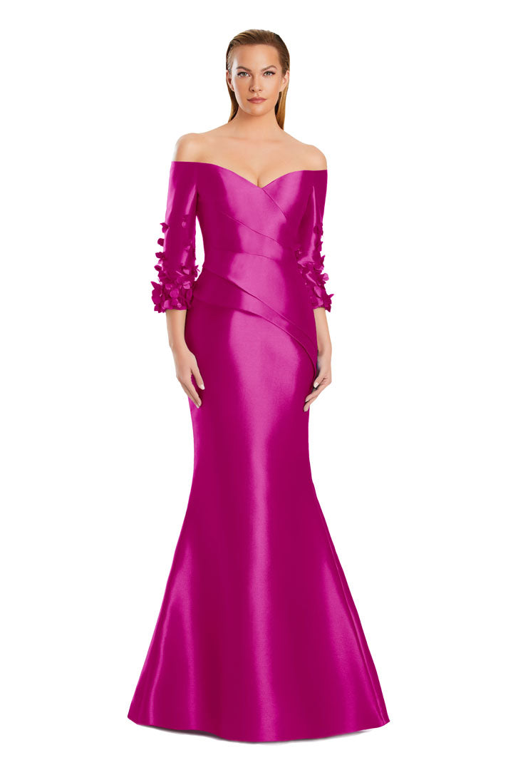 Formal Dresses Long Formal Mermaid Applique Dress Fuchsia