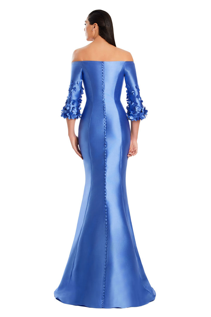 Alexander by Daymor 3049S25 Long Pleated Formal Evening Dress