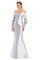 Formal Dresses Long Pleated Formal Evening Dress Platinum