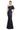 Formal Dresses Long Evening Gown Slit Formal Pleated Dress Black