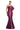 Formal Dresses Long Evening Gown Slit Formal Pleated Dress Plum