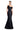 Prom Dresses Pleated Long Formal Mermaid Prom Evening Dress Black
