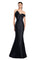 Prom Dresses Pleated Long Formal Mermaid Prom Evening Dress Black