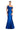 Prom Dresses Pleated Long Formal Mermaid Prom Evening Dress Royal
