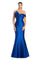 Prom Dresses Pleated Long Formal Mermaid Prom Evening Dress Royal