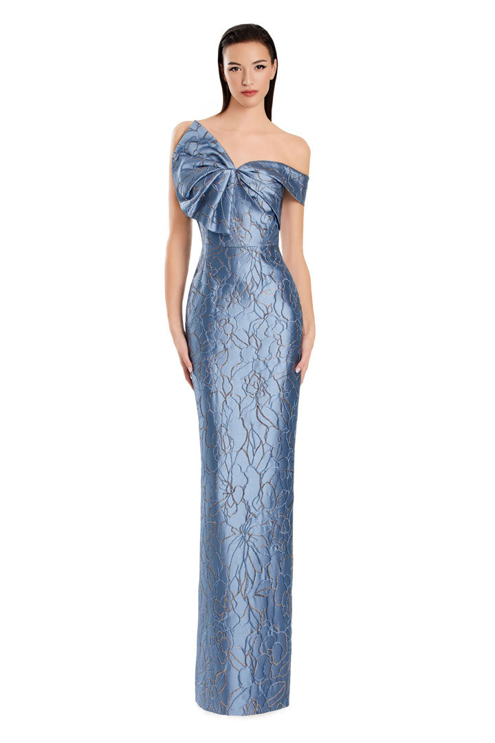 Formal Dresses Fitted Slit Formal Long Evening Dress Delphi B/Copper