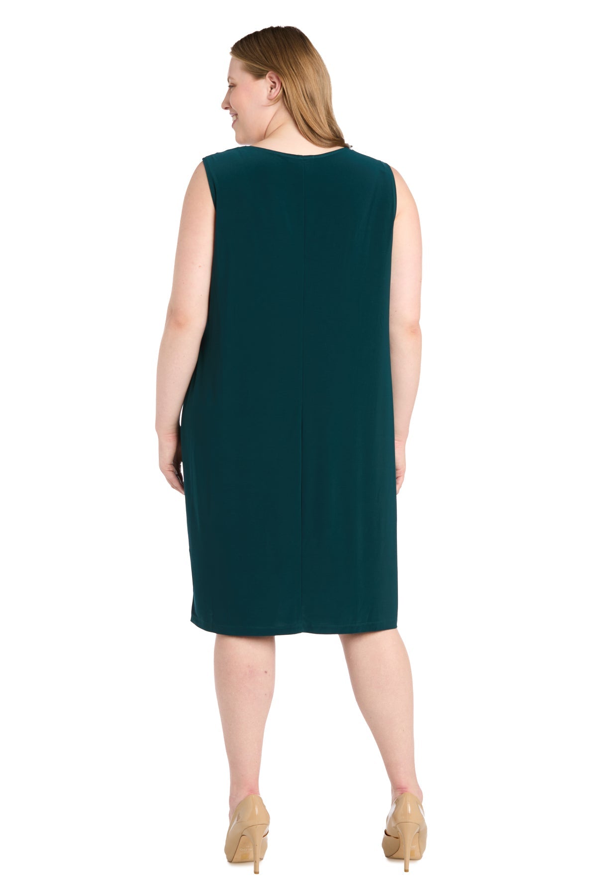 R&M Richards 3054W Short Plus Size Two Piece Jacket Dress