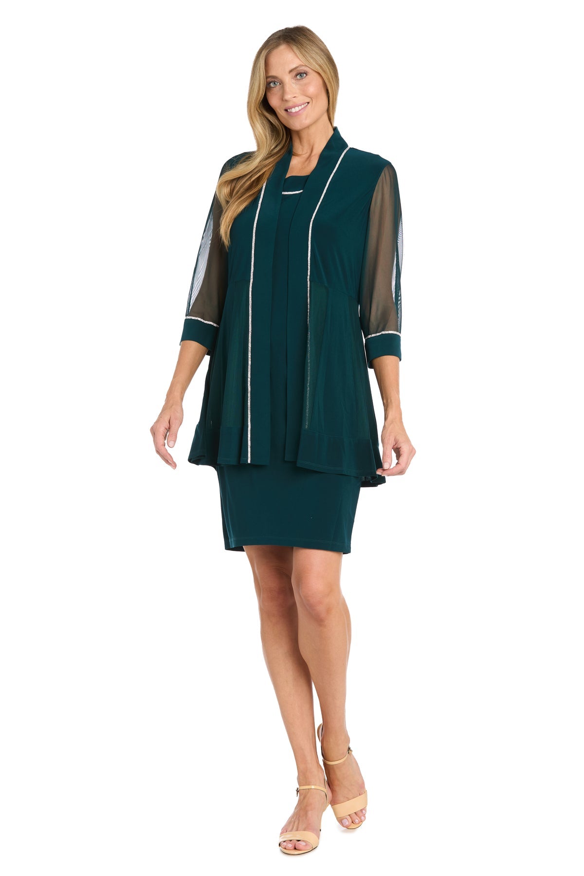 R&M Richards 3054 Short Mother of the Bride Jacket Dress