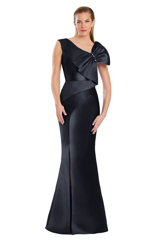 Formal Dresses Mermaid Long Formal Pleated Evening Dress Black