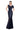 Formal Dresses Mermaid Long Formal Pleated Evening Dress Navy